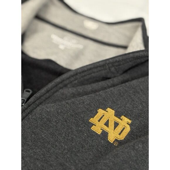 Vineyard Vines Saltwater Pima Cotton ½ Zip Men’s XL Notre Dame Grey Pullover - Picture 6 of 14